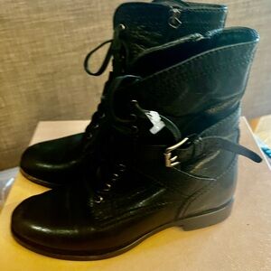 Prada leather boots